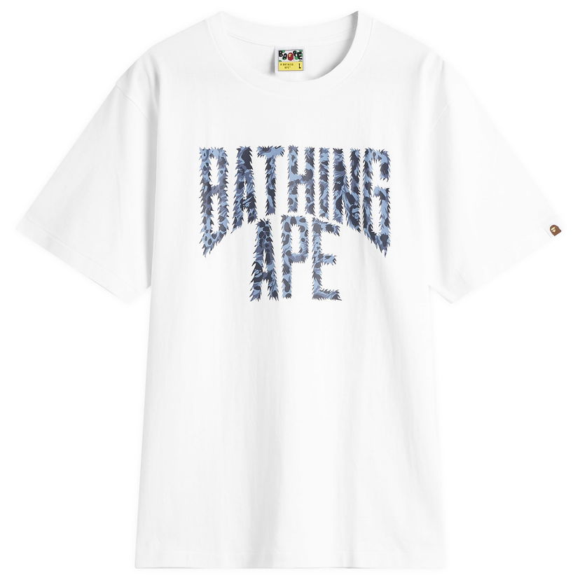 Tričko BAPE Wild Leopard NYC T-Shirt Biela | 001TEL801040M-WNA