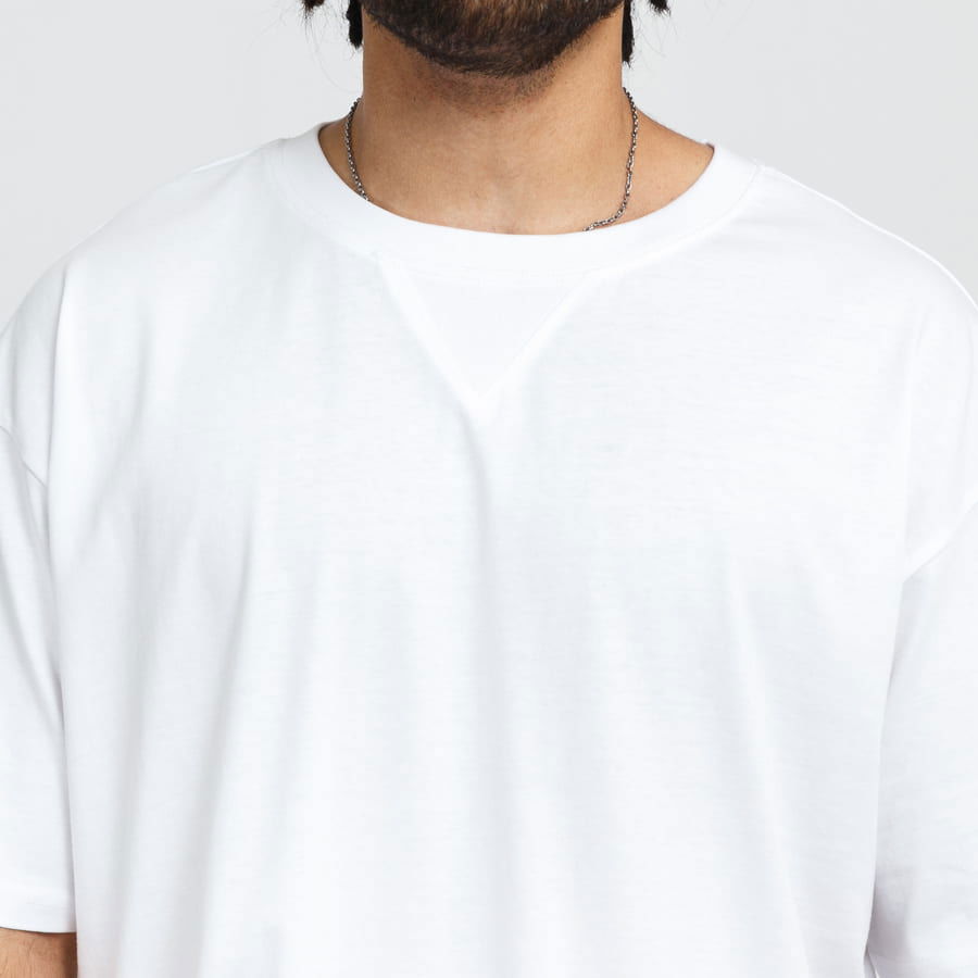 Organic Cotton Curved Oversized Tee