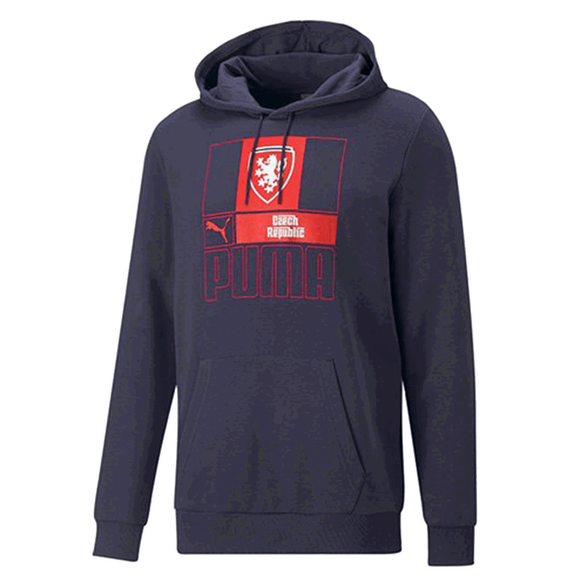 Mikina Puma Czech Republic Football Core Hoodie Navy | 767650-04