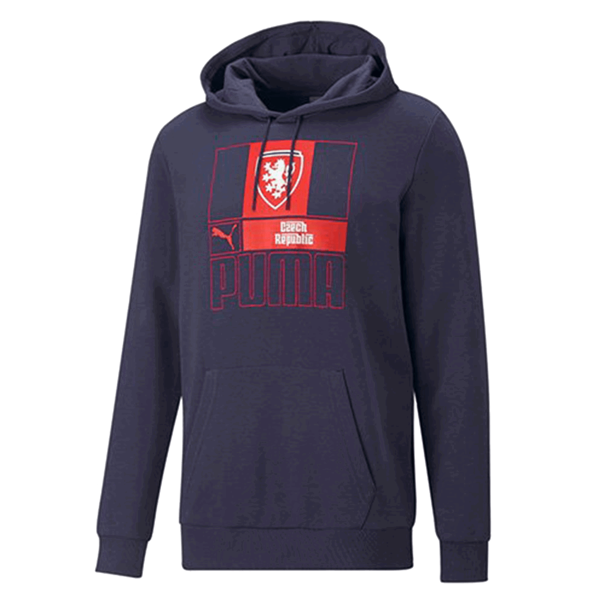 Mikina Puma Czech Republic Football Core Hoodie Navy | 767650-04, 0