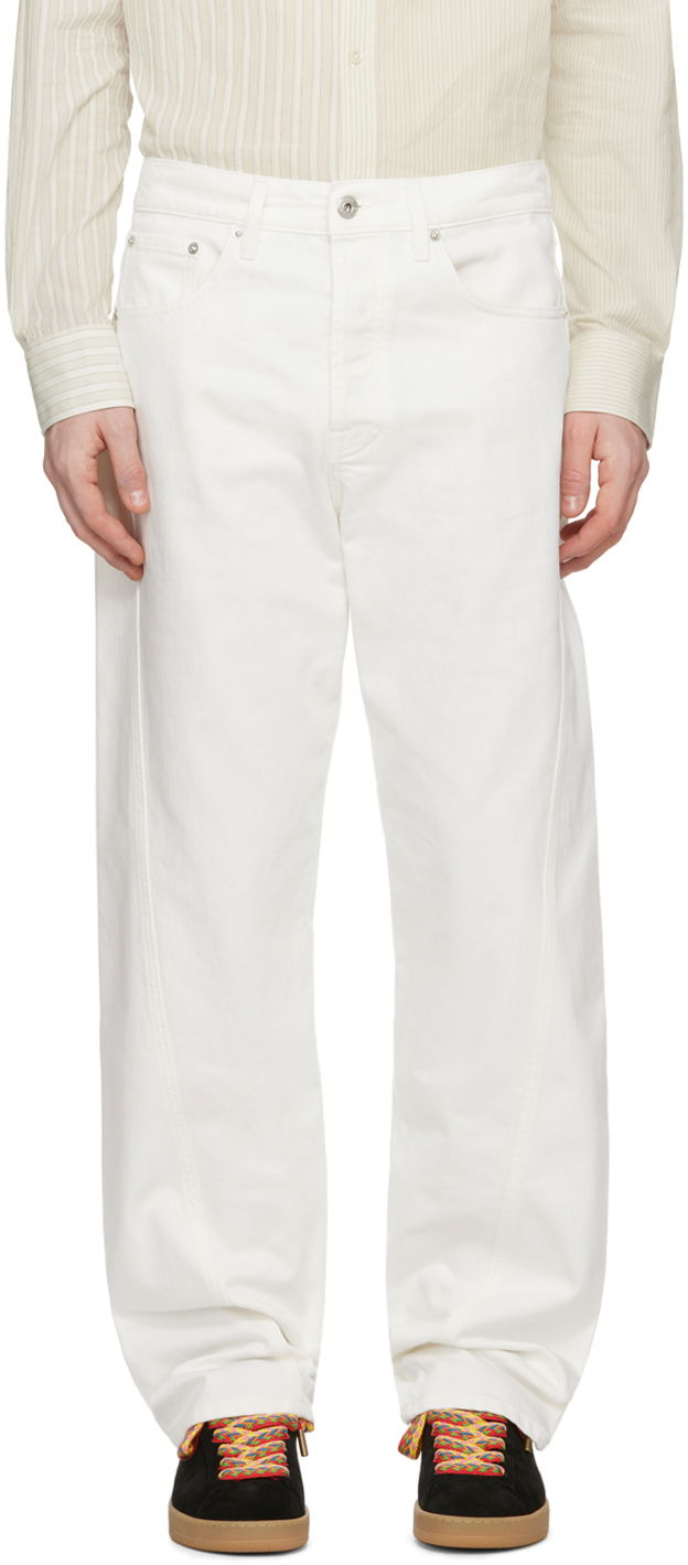 Džínsy LANVIN Twisted Jeans Biela | RM-TR0051-D076-P24, 0