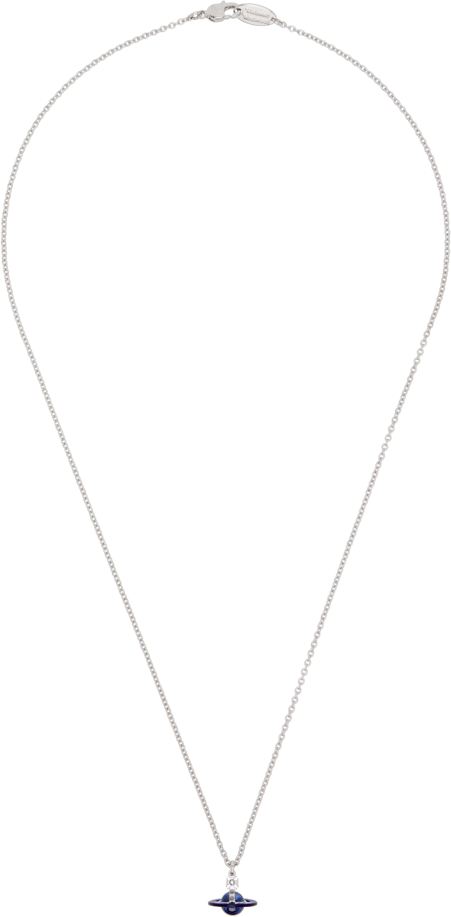 Náhrdelník Vivienne Westwood Petite Original Orb Pendant Necklace Modrá | 630203CH-02P675-, 0