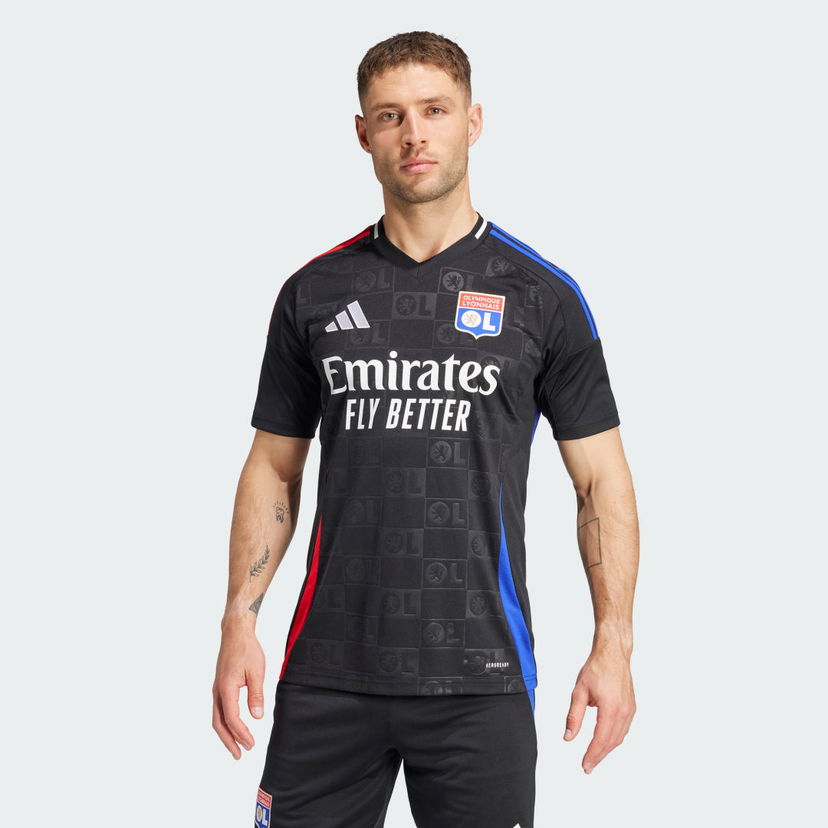Dres adidas Performance Olympique Lyonnais 24/25 Away Kit Čierna | IT6512