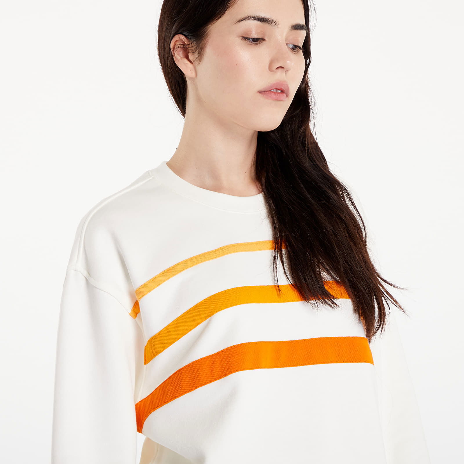 Sweatshirt Off White / Eqt Orange