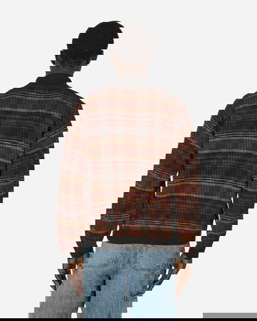 Košeľa OUR LEGACY Evening Polo Rust Geezer Check Červená | M2243ER 001, 3