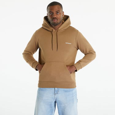 Mikina Carhartt WIP Script Embroidery Hoodie Hnedá | I031243.1GMXX, 0