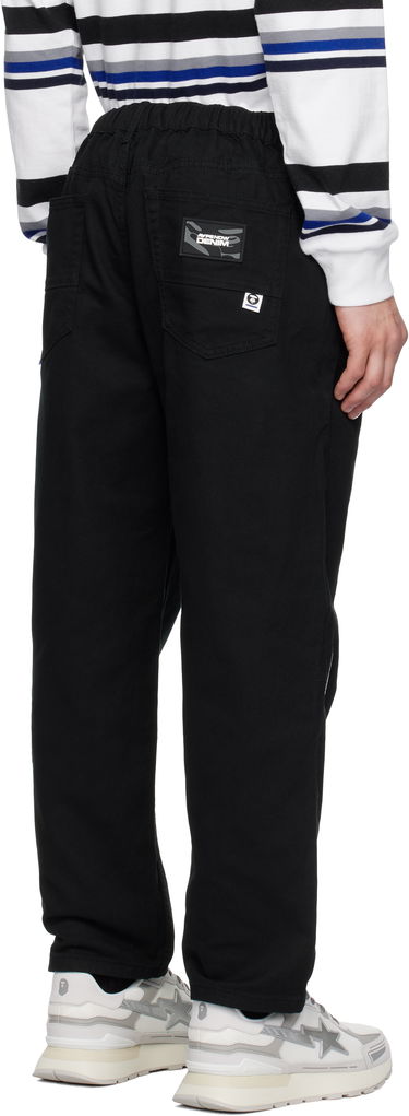Cargo nohavice AAPE by A Bathing Ape AAPE by A Bathing Ape 'AAPE NOW' Jeans Čierna | AAPJNMB623XXNBKX, 2