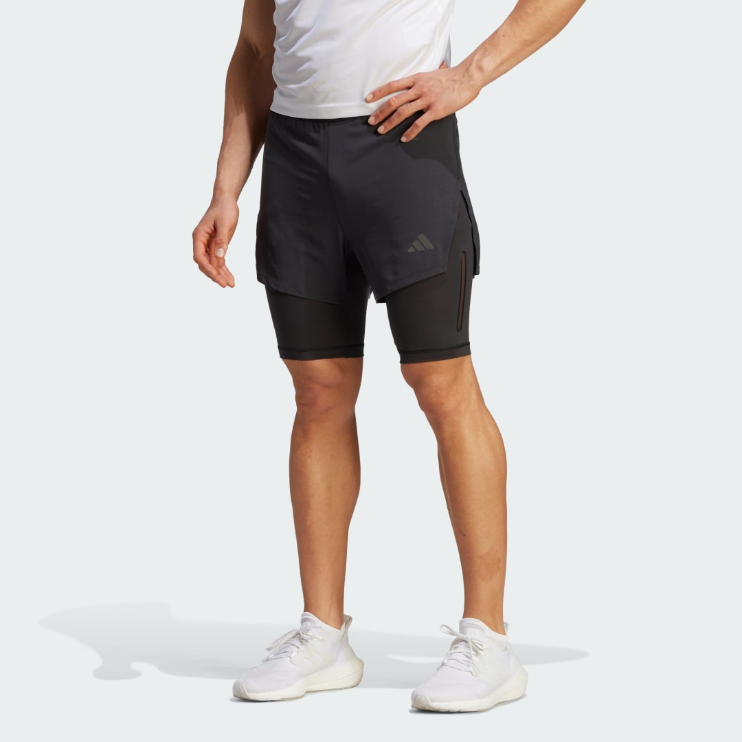 Šortky adidas Performance HEAT.RDY HIIT Elevated Training 2-in-1 Shorts Čierna | IB3466, 1