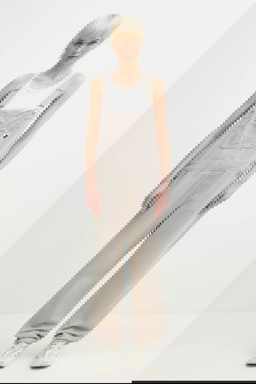 Overal Carhartt WIP Cotton Bib Overall Straight Overalls Béžová | I034828.2OR4O, 0