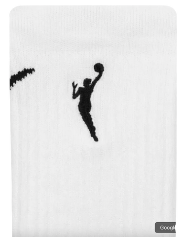 Ponožky Nike WNBA Elite Basketball Socks Biela | dn1035-100, 2