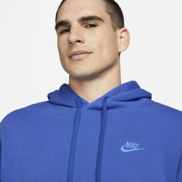 Mikina Nike Sportswear Club Fleece Pullover Hoodie Modrá | DJ6632-480, 1