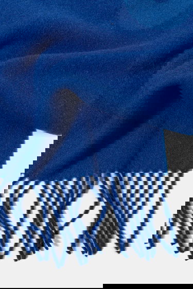 Šál ADER ERROR Muffler ERROR Logo Patterned Woolen Scarf Modrá | BO01FWAC0402BL, 1