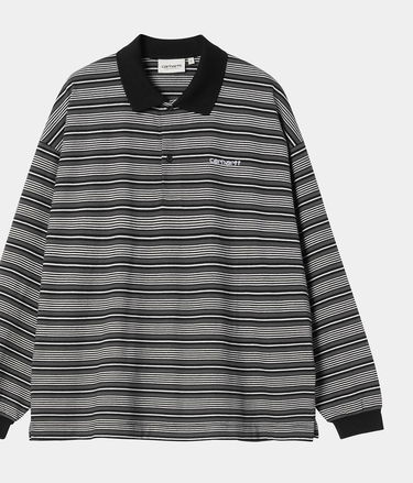 Polo tričko Carhartt WIP Long Sleeve Striped Polo Shirt Rôznofarebný | I035530_5, 0