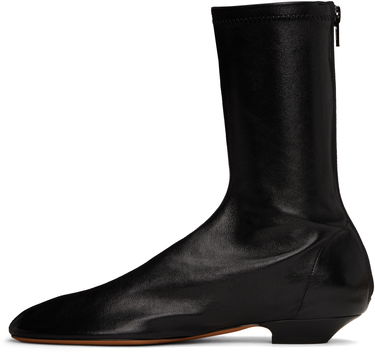 Tenisky a topánky Khaite Khaite Apollo Flat Ankle Boots Čierna | F1082-836, 2
