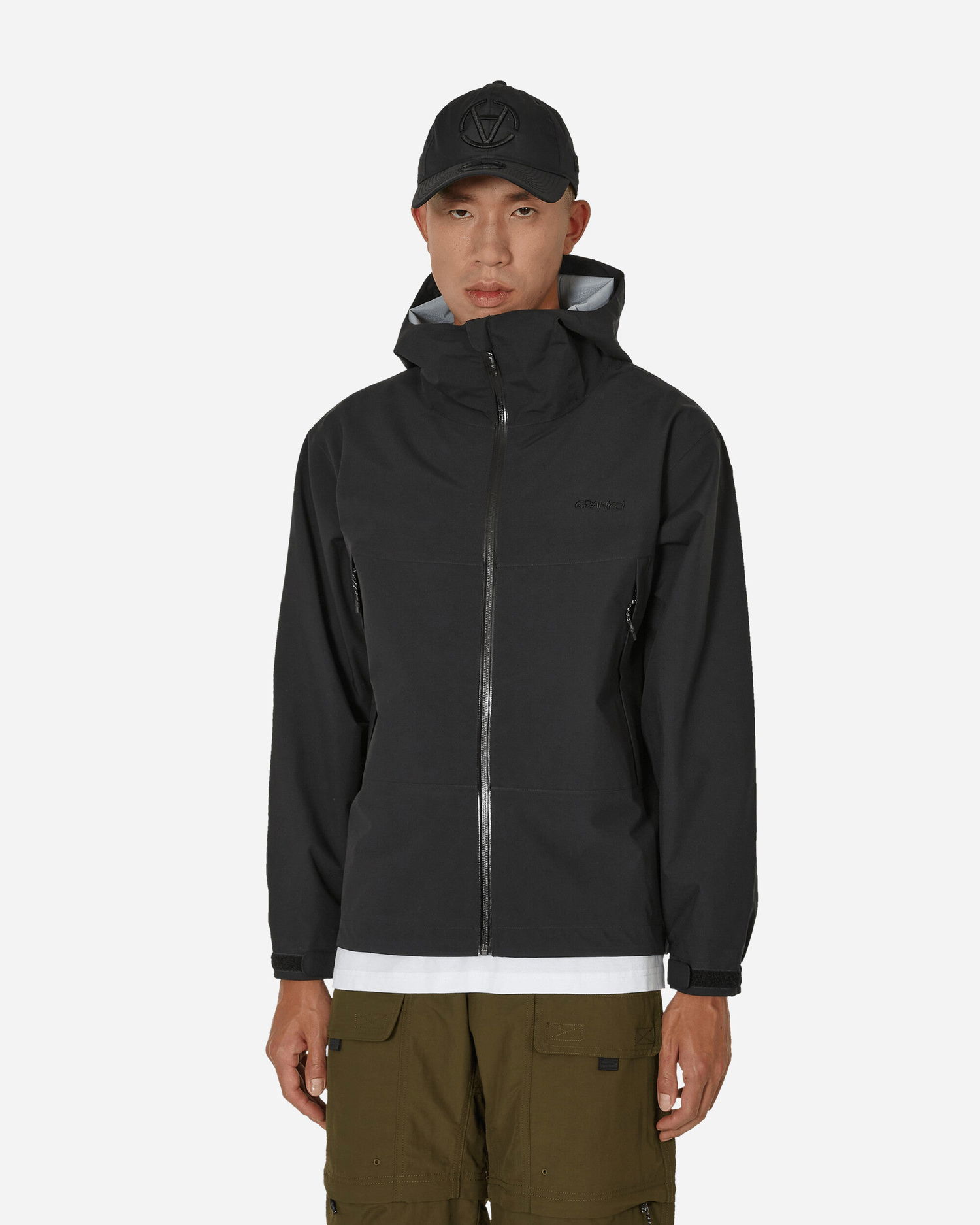 Vetrovka GRAMICCI Waterproof Hooded Jacket Čierna | G3FU-J038 BLACK, 1