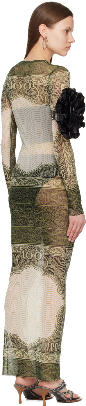 Šaty Jean Paul Gaultier Jean Paul Gaultier 'The Cartouche' Maxi Dress Zelené | 24/25-F-RO086-T515-400300156, 2