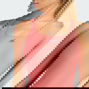 Plavky adidas Performance Mid 3-Stripes Swimsuit Ružová | IT6291, 4