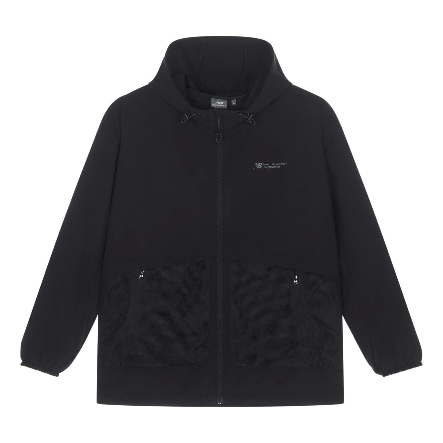 Vetrovka New Balance Woven Hooded Jacket Čierna | NAE24151-BK, 0