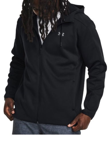 Mikina Under Armour Essential Swacket Full-Zip Hoodie Čierna | 1378824-001