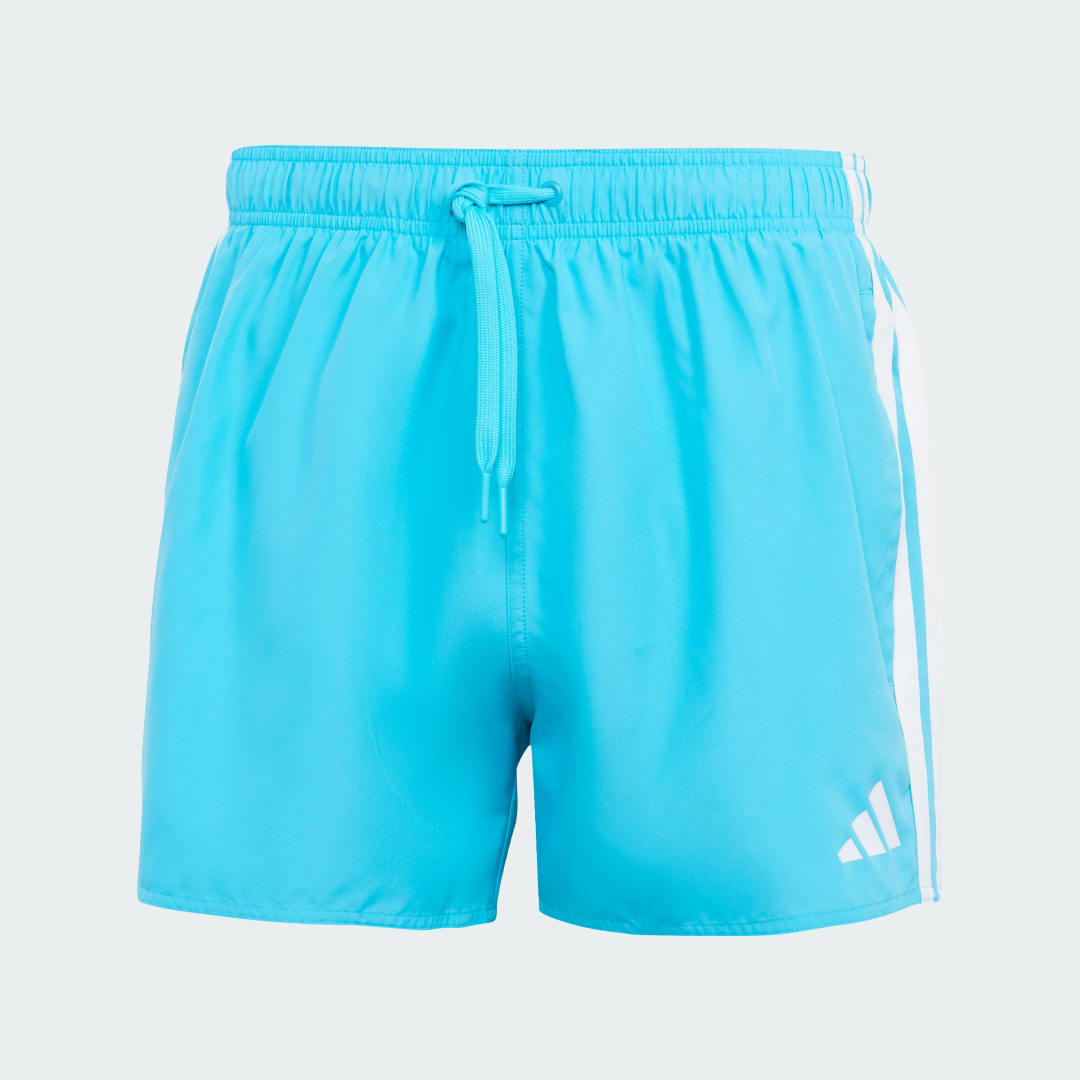Plavky adidas Performance 3-Stripes Swim Trunks 3-Inch Modrá | JL5571, 1