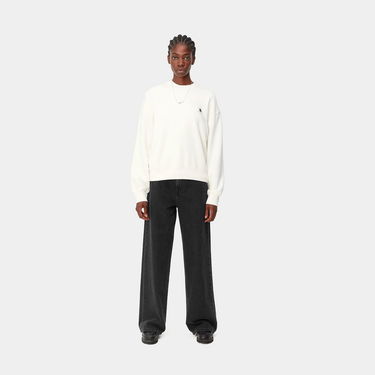 Nohavice Carhartt WIP Jane Pant "Black stone washed" Čierna | I030497_89_06, 4