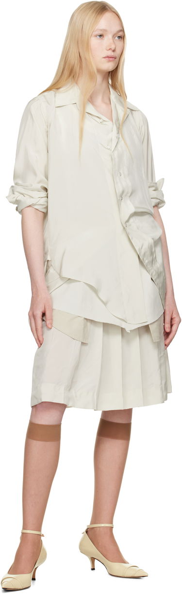 Košeľa Maison Margiela Maison Margiela Dropped Hem Shirt Biela | S51DT0020 S76632, 3
