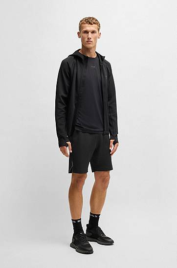 Šortky BOSS Stretch Active Shorts with Reflective Details Čierna | 50531225, 1