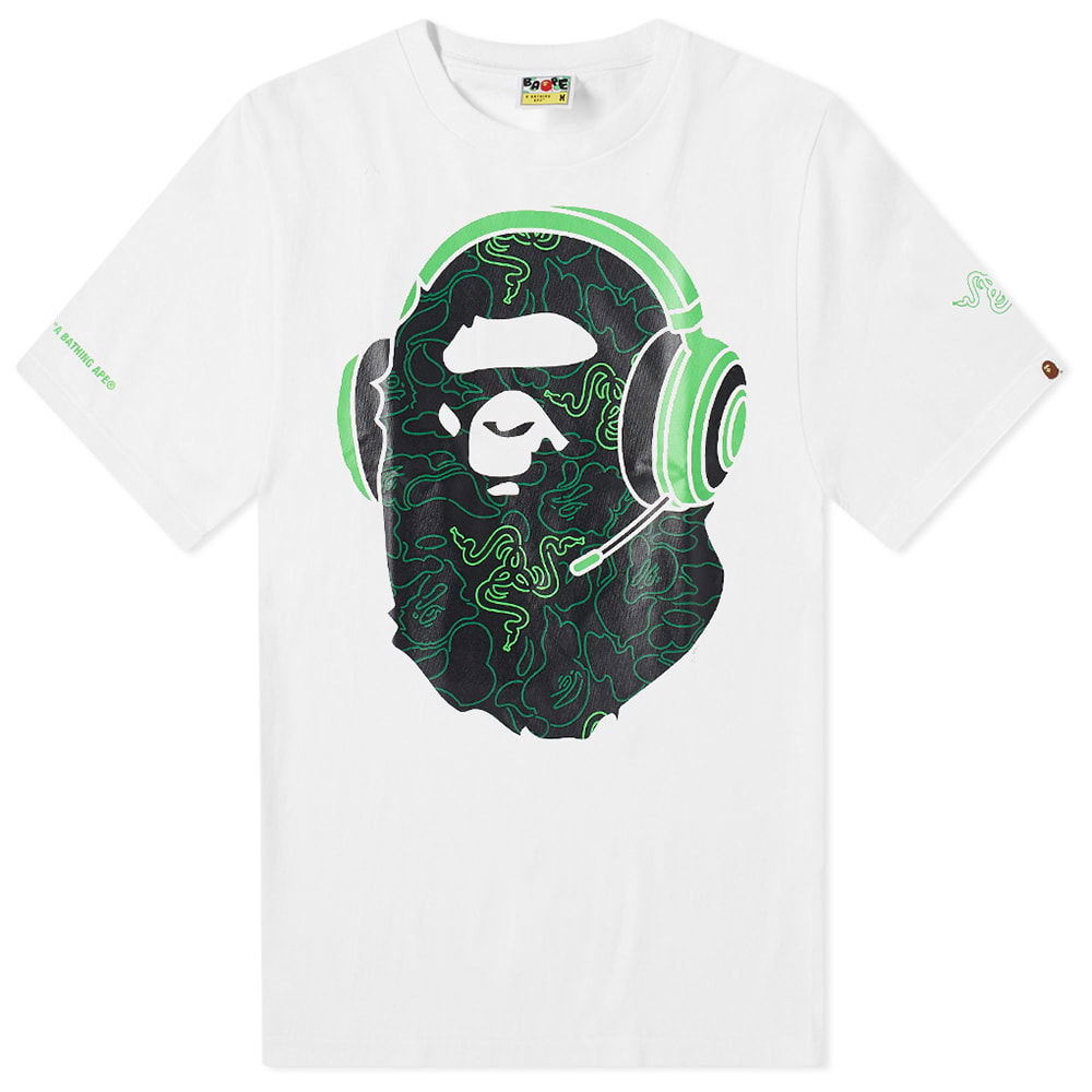 x Razer Neon Camo Ape Head Tee