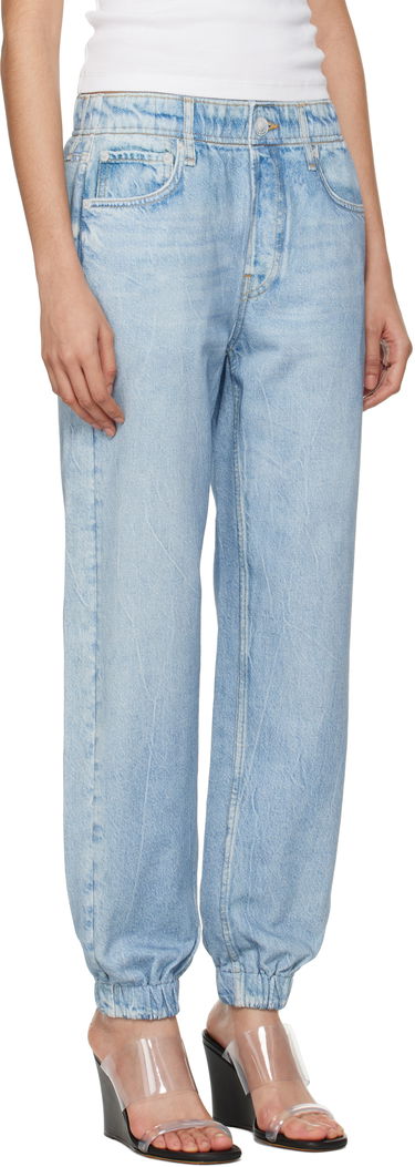 Džínsy rag & bone Miramar Terry Jogger Lounge Pants Modrá | WCW23F70008200, 4