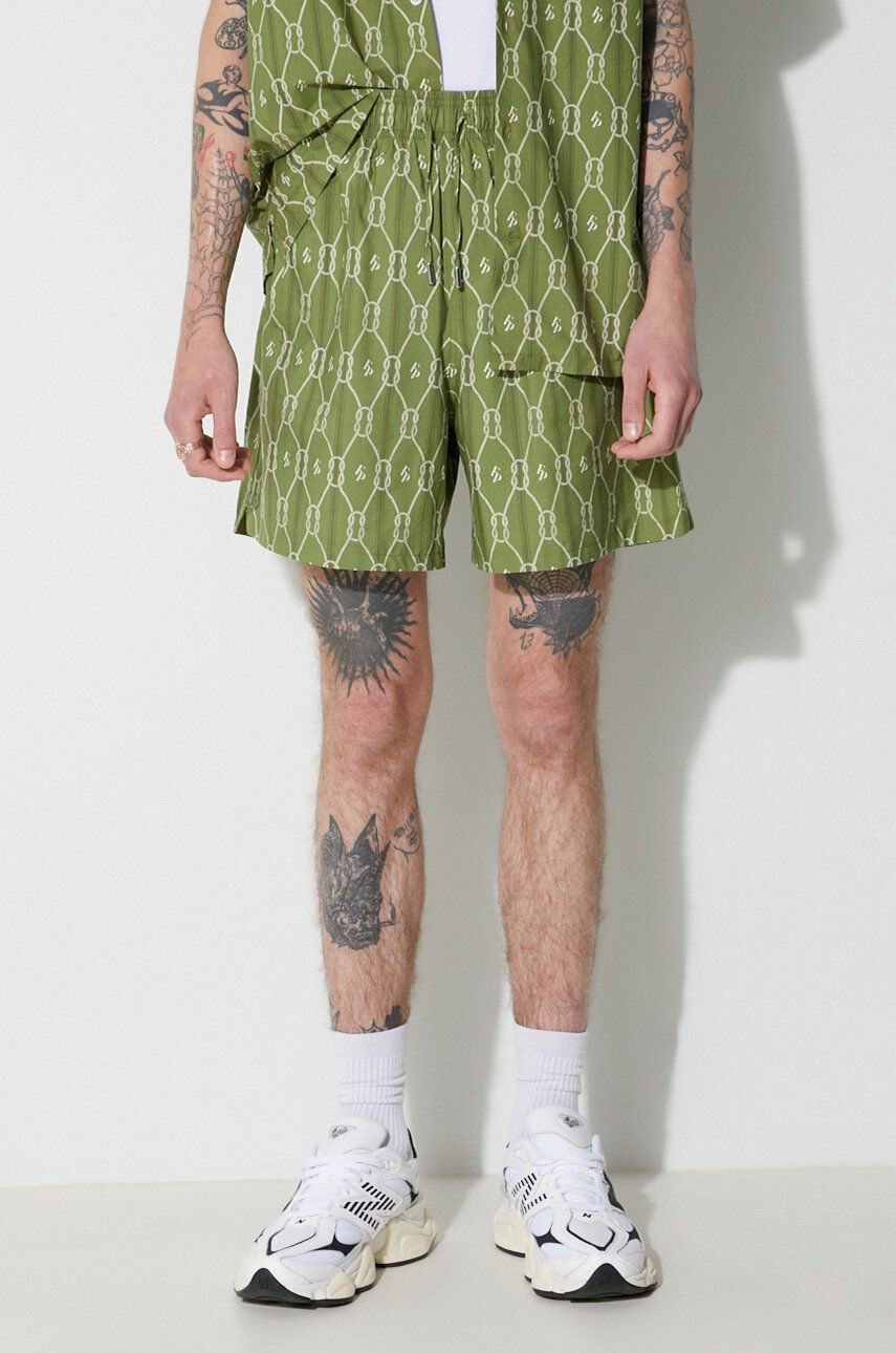 Šortky Filling Pieces Resort Shorts Zelené | 93026701019, 0
