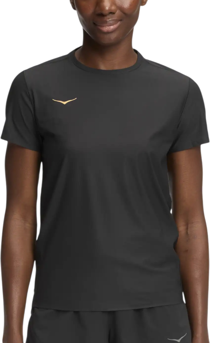 Tričko Hoka One One Airolite Short Sleeve T-Shirt 2.0 Čierna | 1175774-bkgd