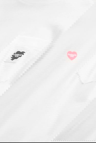 Tričko Carhartt WIP Carhartt WIP L/S Pocket Heart T-Shirt Biela | I035300.1WZXX, 3