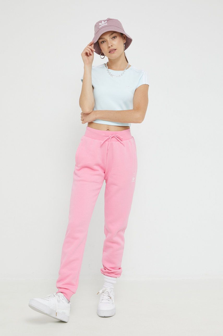 Nohavice adidas Originals Track Pant Ružová | HJ7848, 0