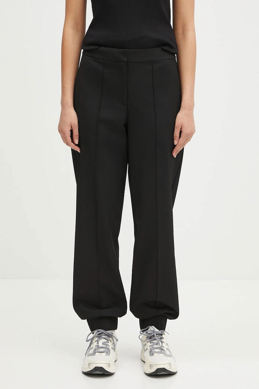 Nohavice Samsoe Samsoe Samsoe Samsoe Saneem High Waist Pants Čierna | F25100156