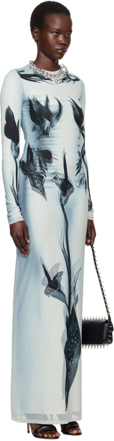 Šaty Jean Paul Gaultier Jean Paul Gaultier 'The Flower Body Morphing Marinière' Maxi Dress Modrá | 25/33-F-RO371-T581-010200, 1