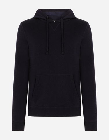 Mikina Dolce & Gabbana Dolce & Gabbana Cashmere Hooded Pullover Navy | GI116KF44EGB0665, 0