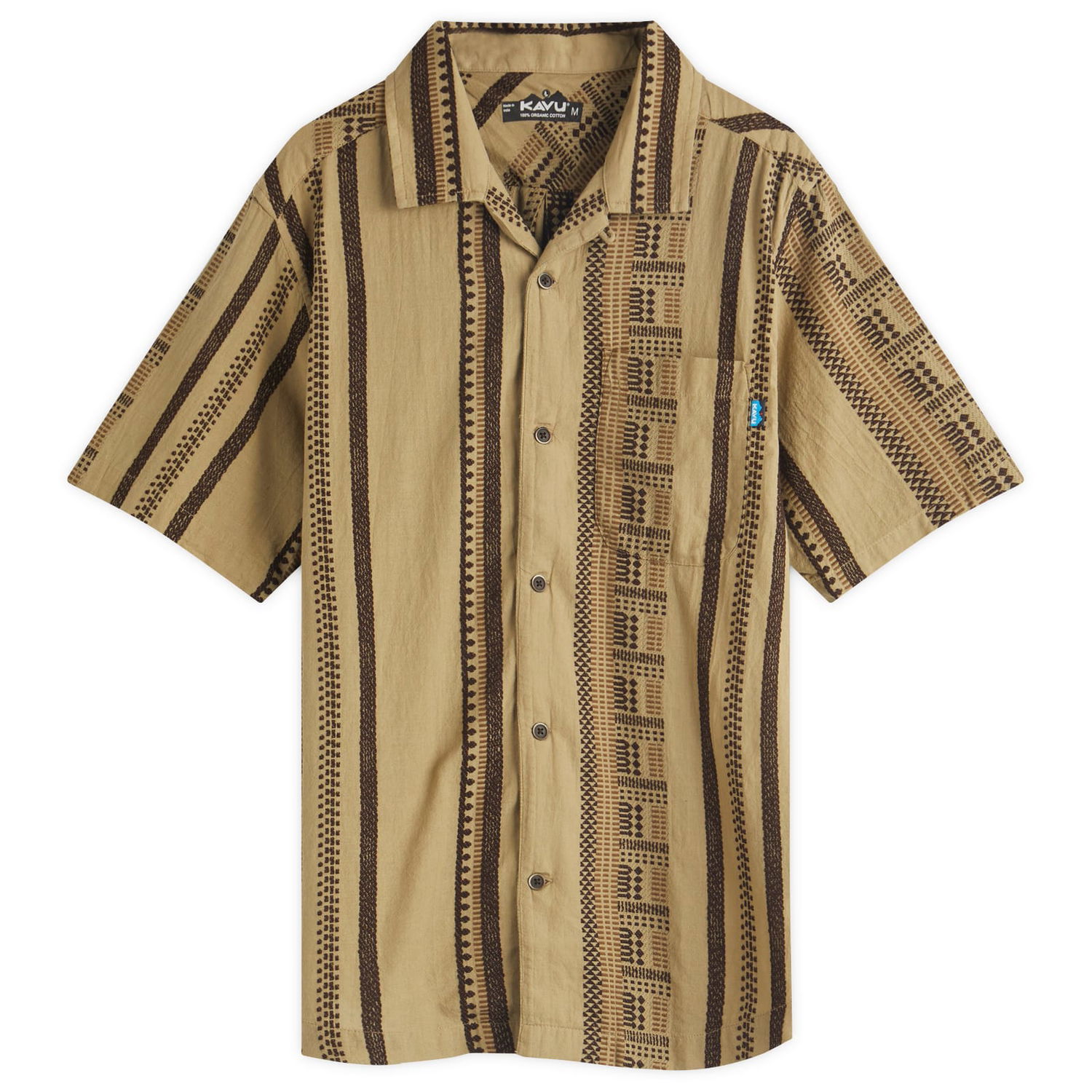Košeľa KAVU Castaway Camp Collar Vacation Shirt Hnedá | 5263-2601, 0