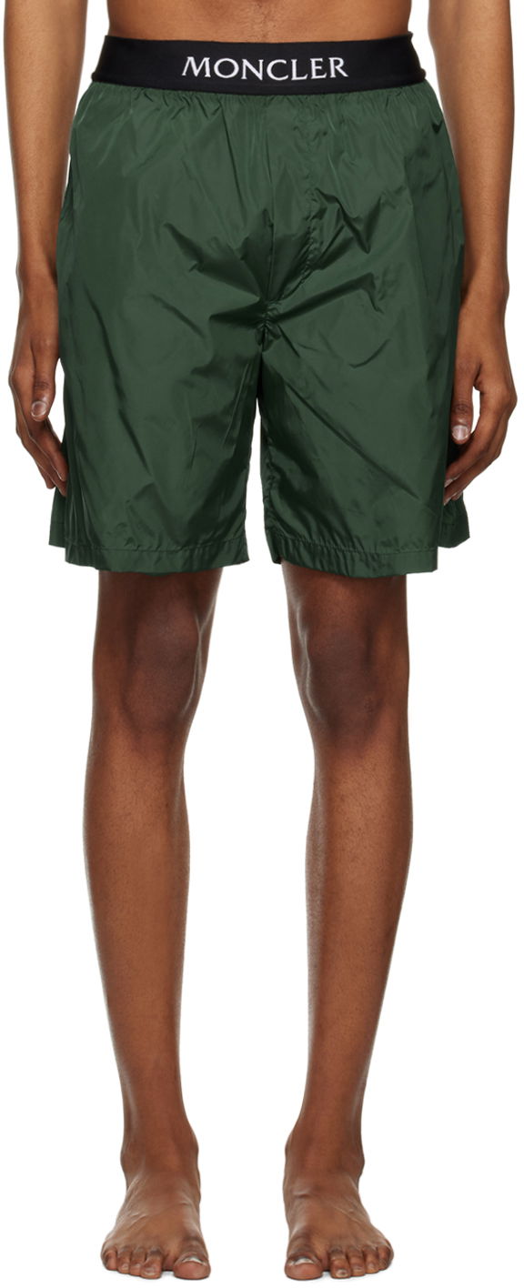 Plavky Moncler Three Pocket Swim Zelené | I10912C0001053326, 0