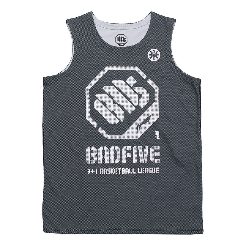 Dres Li-Ning BadFive Logo Basketball Competition Jersey Šedá | AAYR207-4