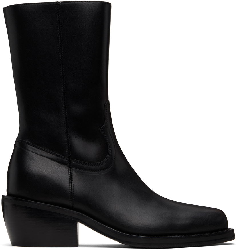 Oblečenie Dries Van Noten Dries Van Noten Leather Boots Čierna | MS251-753