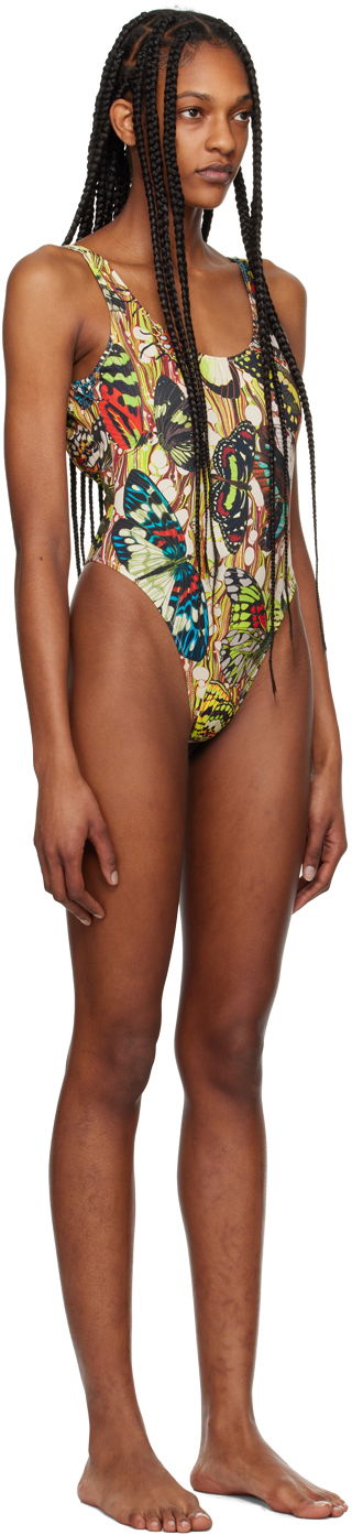 Plavky Jean Paul Gaultier Gaultier 'The Butterfly' One Piece Swimsuit Rôznofarebný | 24/25-F-MB011-J538-1090, 1