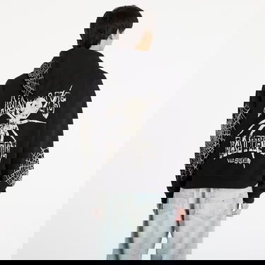 Mikina Wasted Paris Authentic Zip Hoodie with Spiderweb Sleeves Čierna | WP_000333, 3