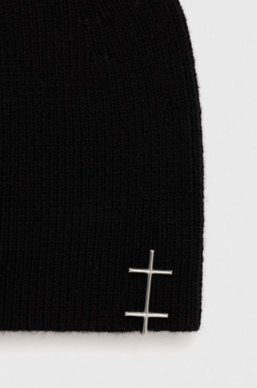 Kulicha HELIOT EMIL Black Ribbed Knit Beanie Čierna | PREAW24.16.107, 3