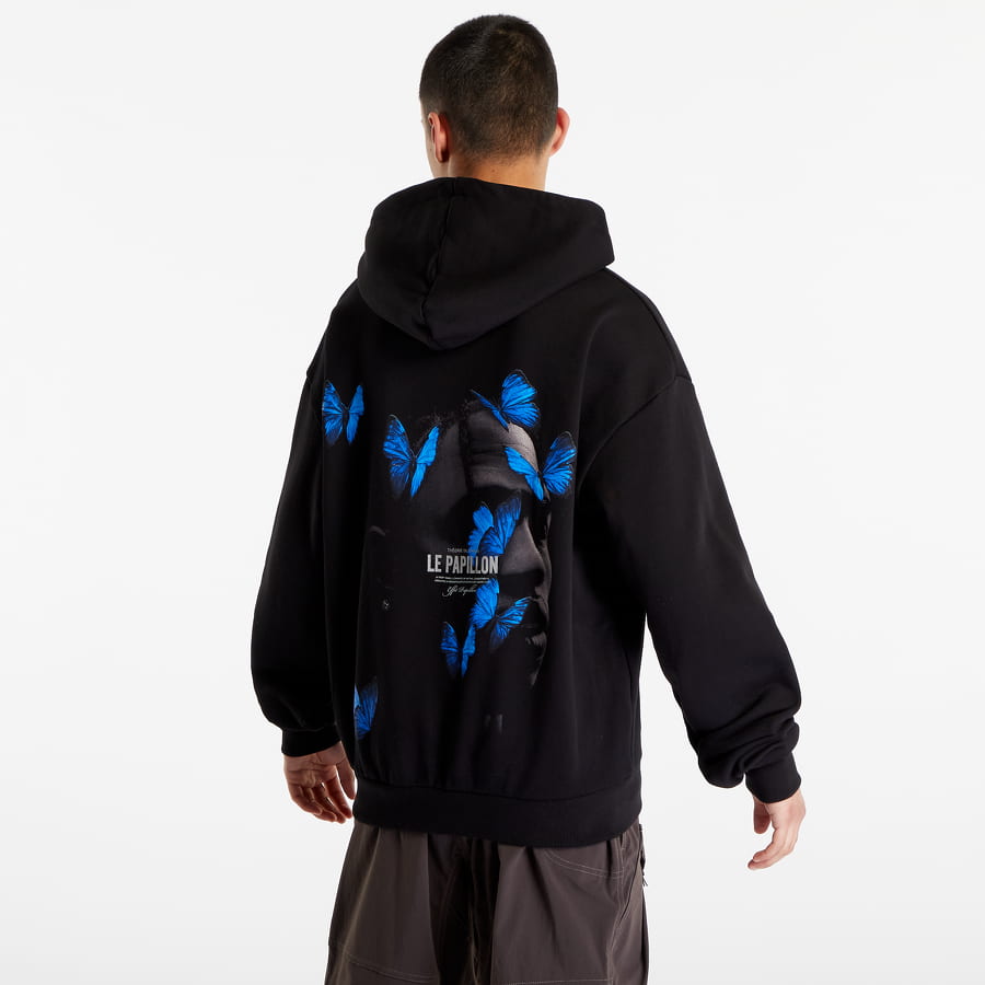 Mikina Urban Classics Le Papillon Heavy Oversize Hoodie Čierna | MT1919-00007, 1
