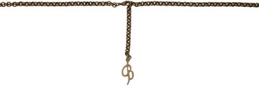 Náhrdelník Blumarine Rhinestone Logo Chain Belt Hnedá | P344W022A, 1