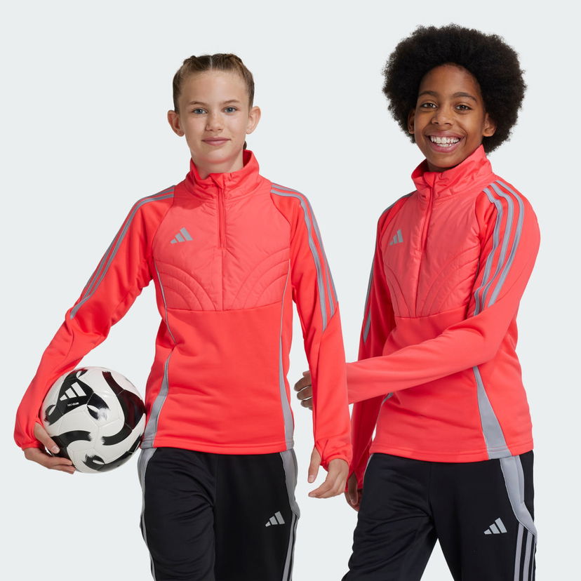Bunda adidas Performance Tiro 24 Winterized Quarter-Zip Top Červená | IY0134