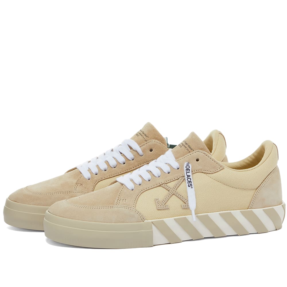 Tenisky a topánky Off-White Low Vulcanised Canvas Suede Sneaker Béžová | OMIA085S22LEA0016161, 1
