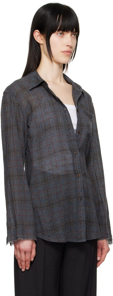 Košeľa OUR LEGACY OUR LEGACY Daisy Plaid Shirt Šedá | W2252DB, 1