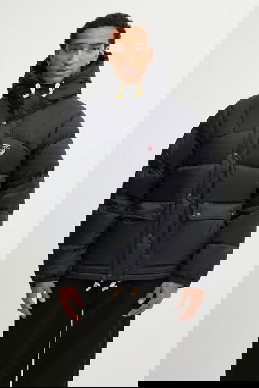 Prešívaná bunda FJÄLLRÄVEN Expedition Winter Down Hooded Puffer Jacket Čierna | F84605, 0