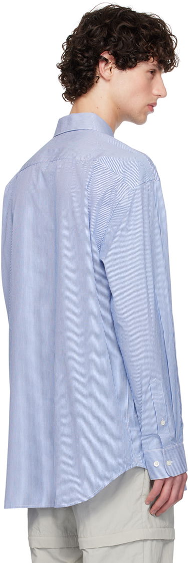 Košeľa Helmut Lang Helmut Lang Oversized Striped Shirt Modrá | O05HM599, 2